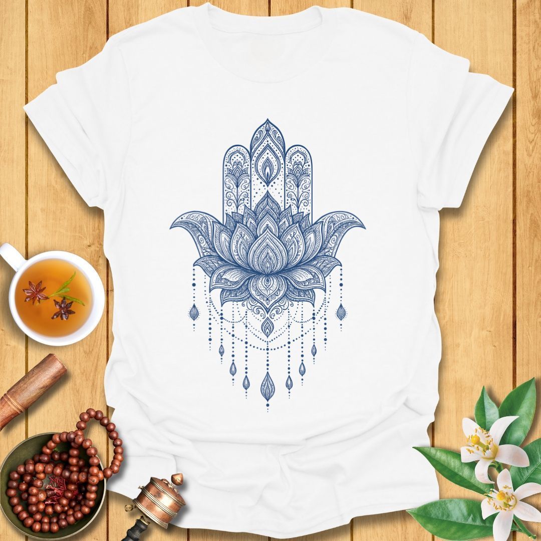 Lotus Hamsa Hand T-Shirt