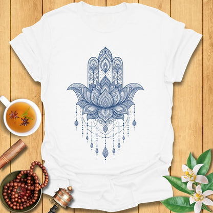 Lotus Hamsa Hand T-Shirt