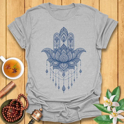 Lotus Hamsa Hand T-Shirt