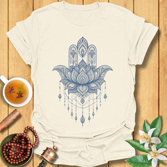 Lotus Hamsa Hand T-Shirt