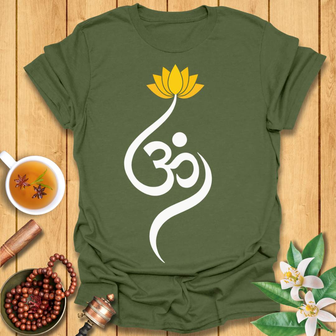 Lotus Om Symbol T-Shirt