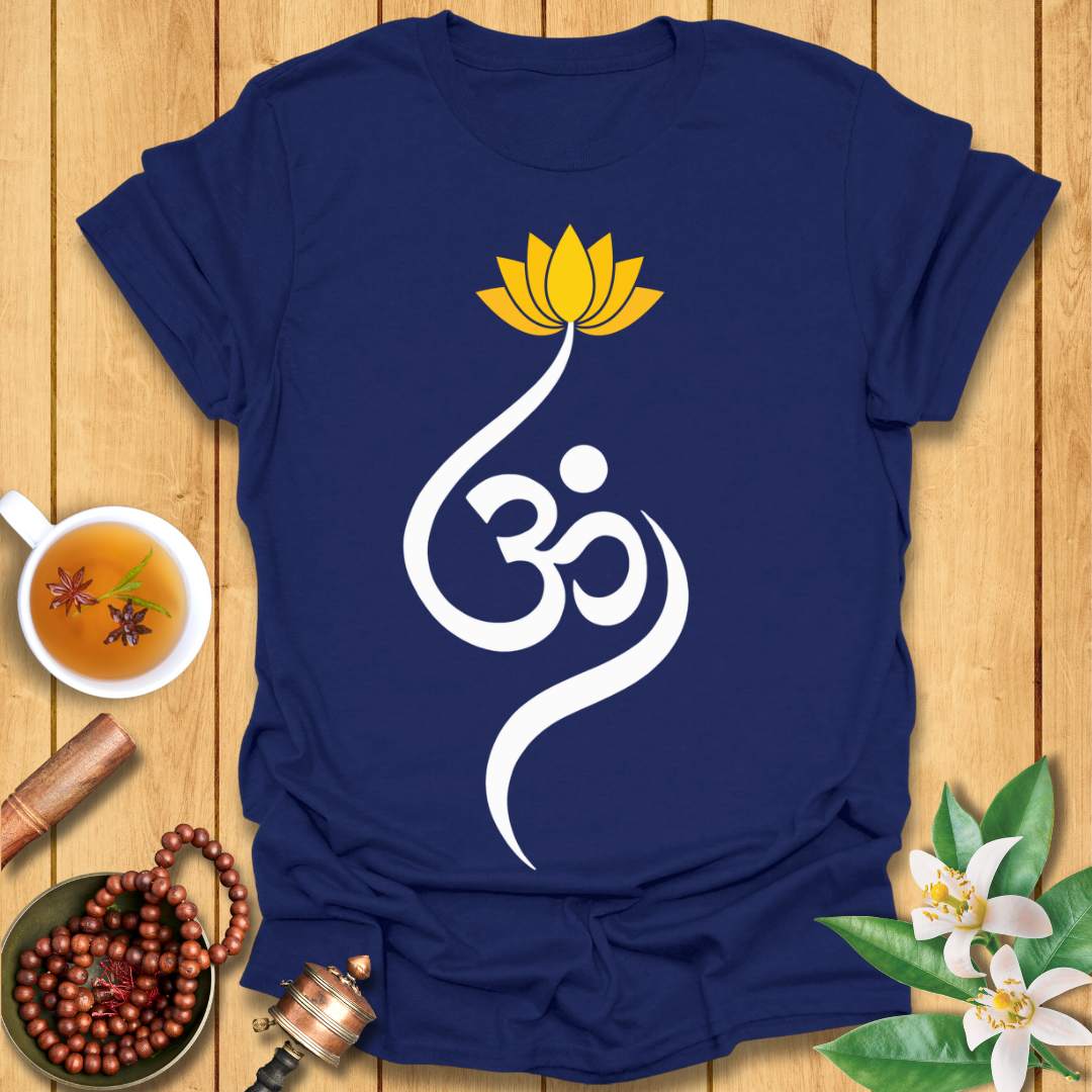 Lotus Om Symbol T-Shirt