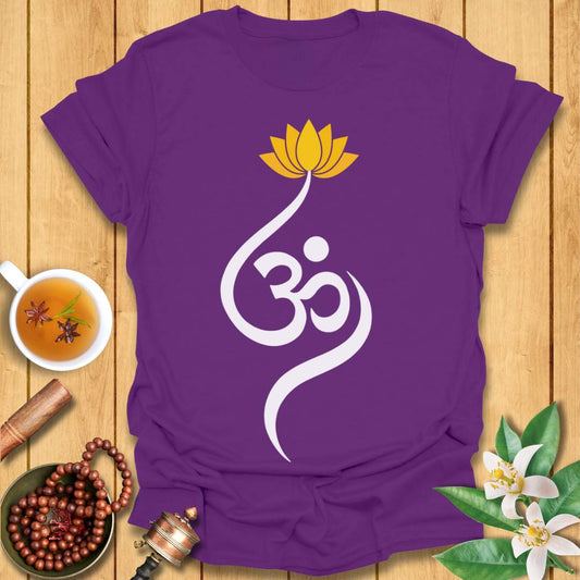 Lotus Om Symbol T-Shirt