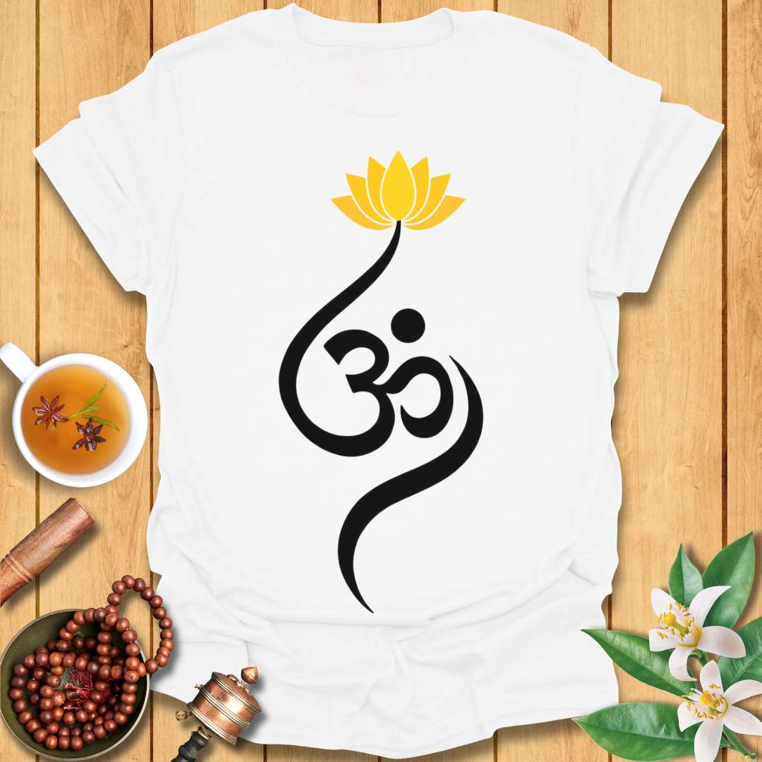 Lotus Om Symbol T-Shirt