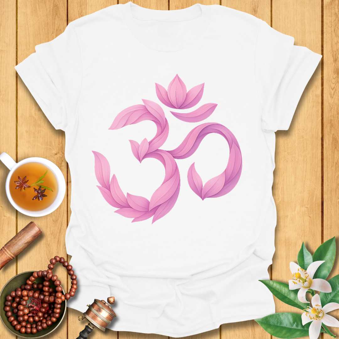 Serene Lotus Om T-Shirt