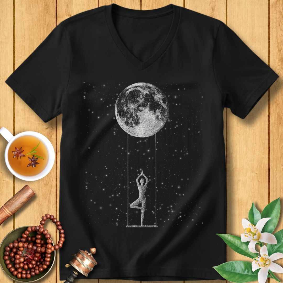 Lunar Energy Unisex V-Neck T-Shirt