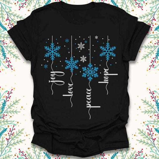 Magical Snowflakes Christmas T-Shirt
