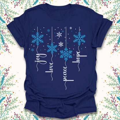 Magical Snowflakes Christmas T-Shirt