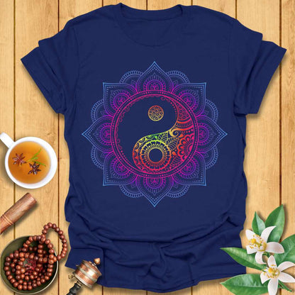 Mandala Yin Yang T-Shirt