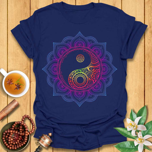 Mandala Yin Yang T-Shirt