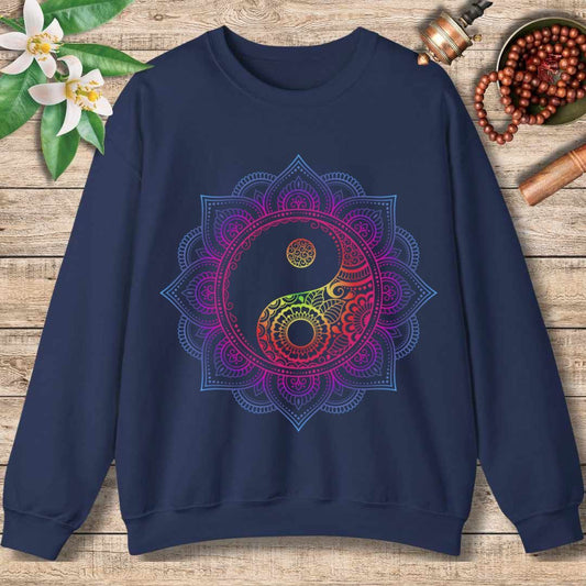 Mandala Yin Yang Sweatshirt