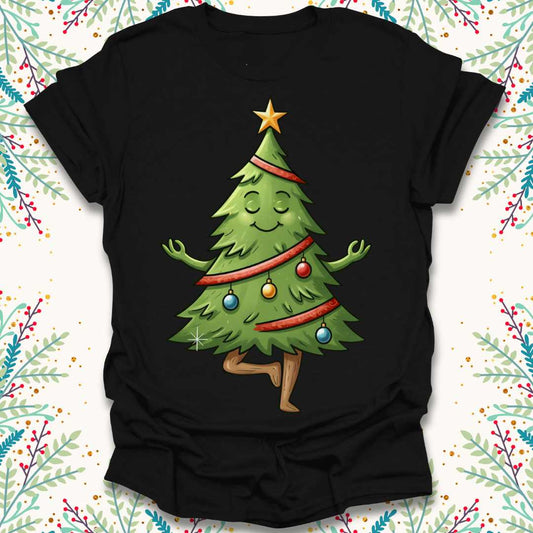 Meditating Christmas Tree T-Shirt