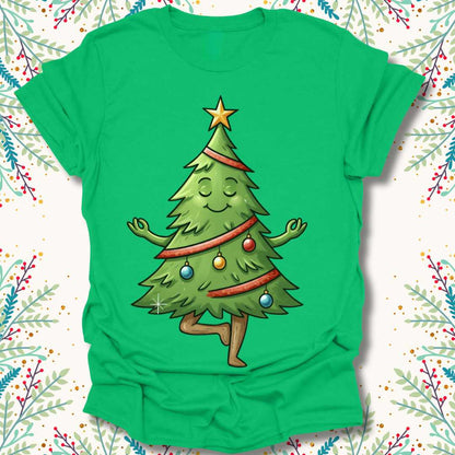 Meditating Christmas Tree T-Shirt