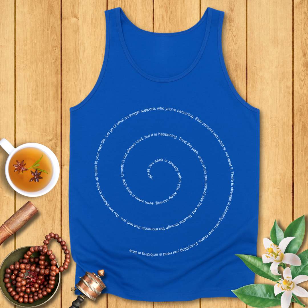 Mindfulness Affirmation Unisex Jersey Tank