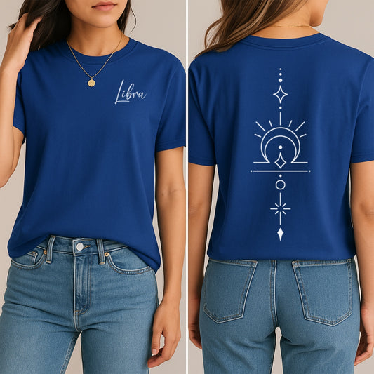 Minimalist Libra Zodiac T-Shirt