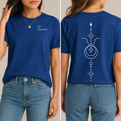 Minimalist Taurus Zodiac T-Shirt