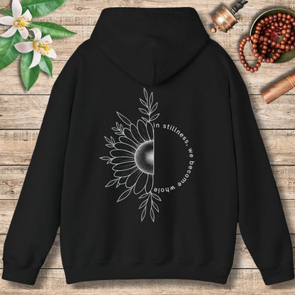 Minimalist Sunflower (Back Only) Hoodie