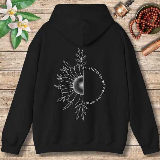 Minimalist Sunflower (Back Only) Hoodie