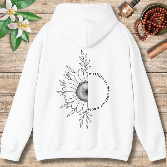 Minimalist Sunflower (Back Only) Hoodie