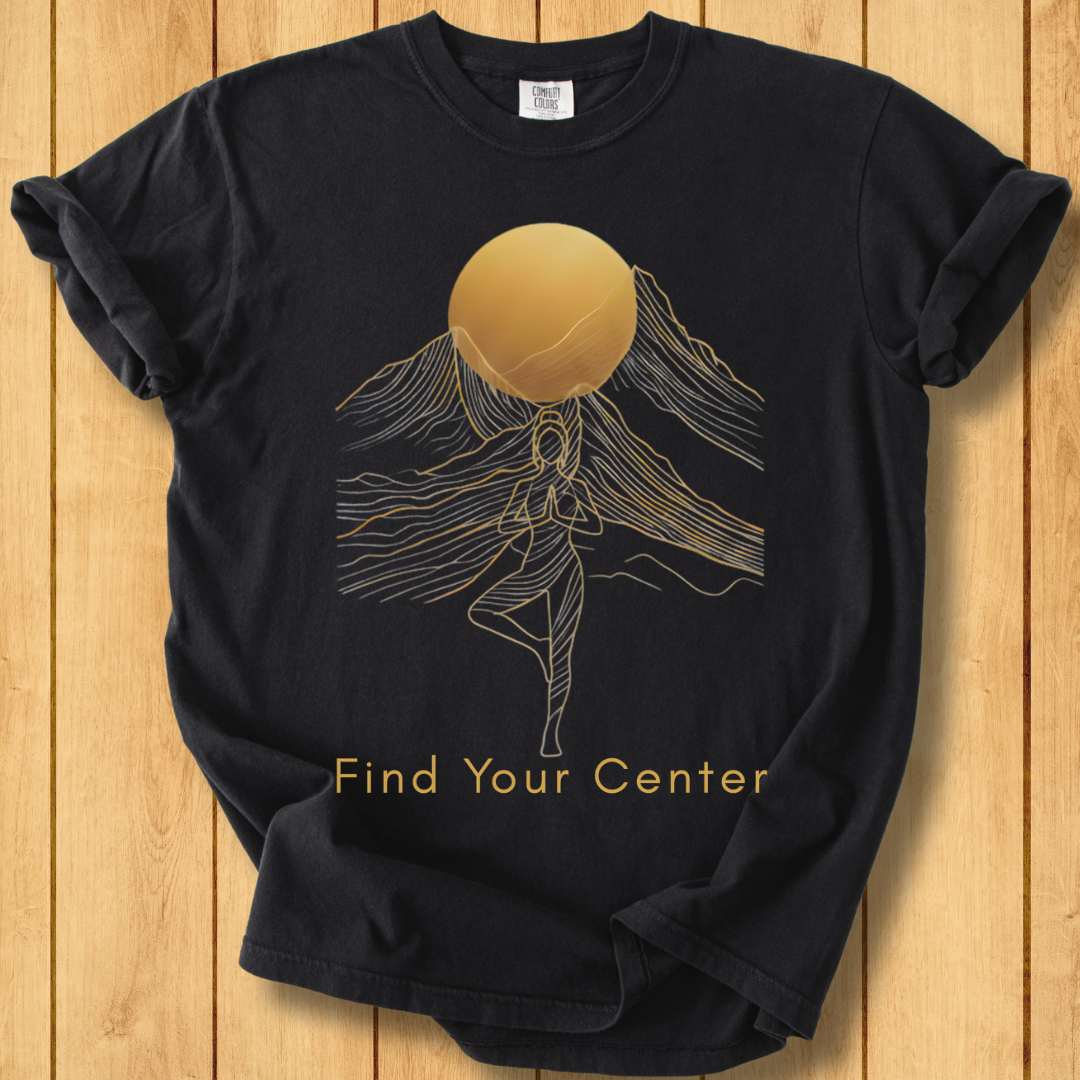 Mountain Meditation Unisex Garment-Dyed T-Shirt