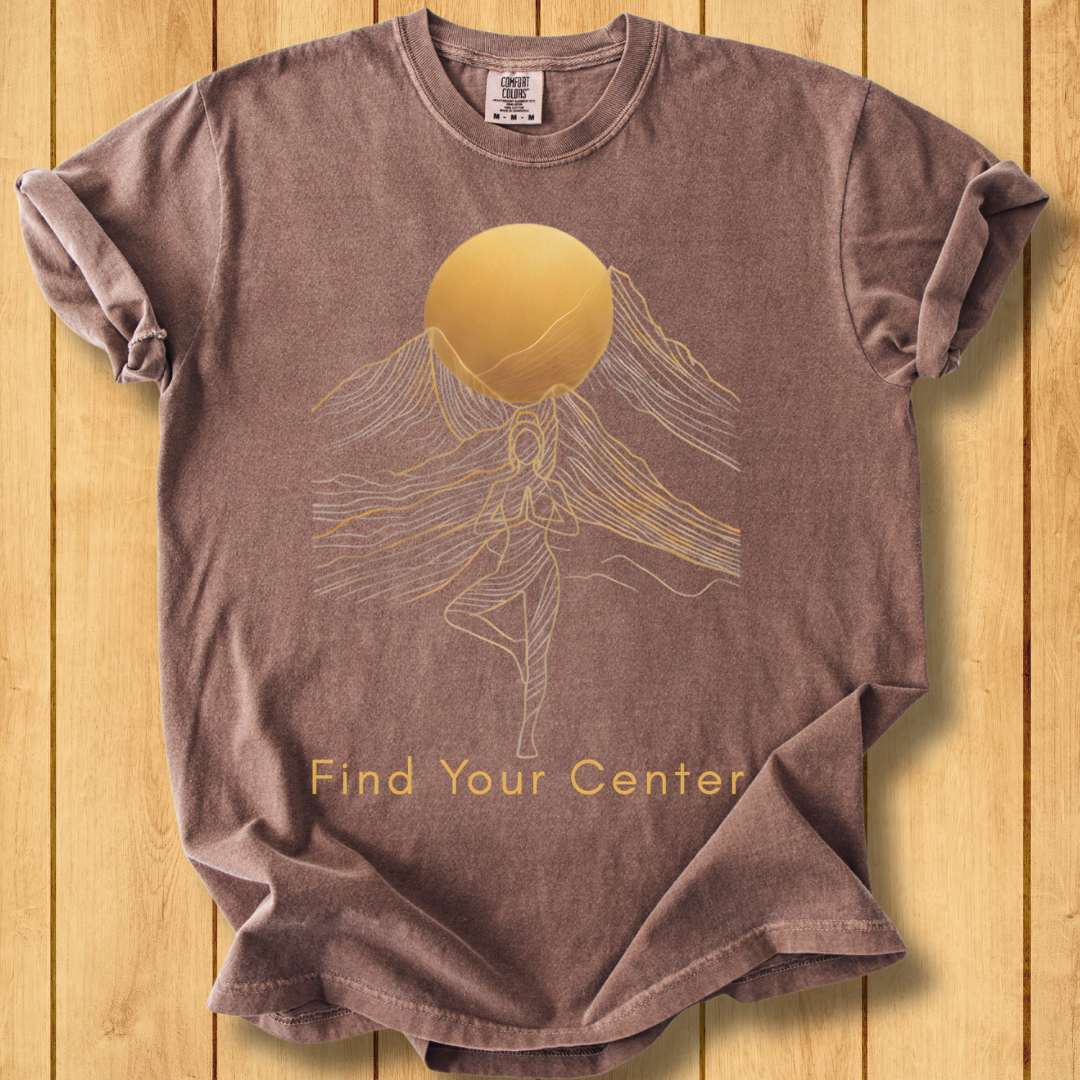 Mountain Meditation Unisex Garment-Dyed T-Shirt