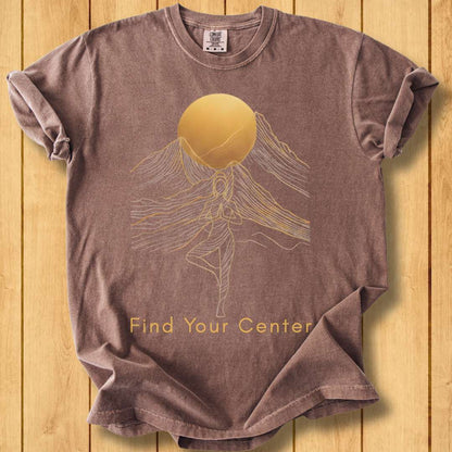 Mountain Meditation Unisex Garment-Dyed T-Shirt