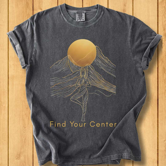 Mountain Meditation Unisex Garment-Dyed T-Shirt