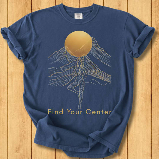 Mountain Meditation Unisex Garment-Dyed T-Shirt