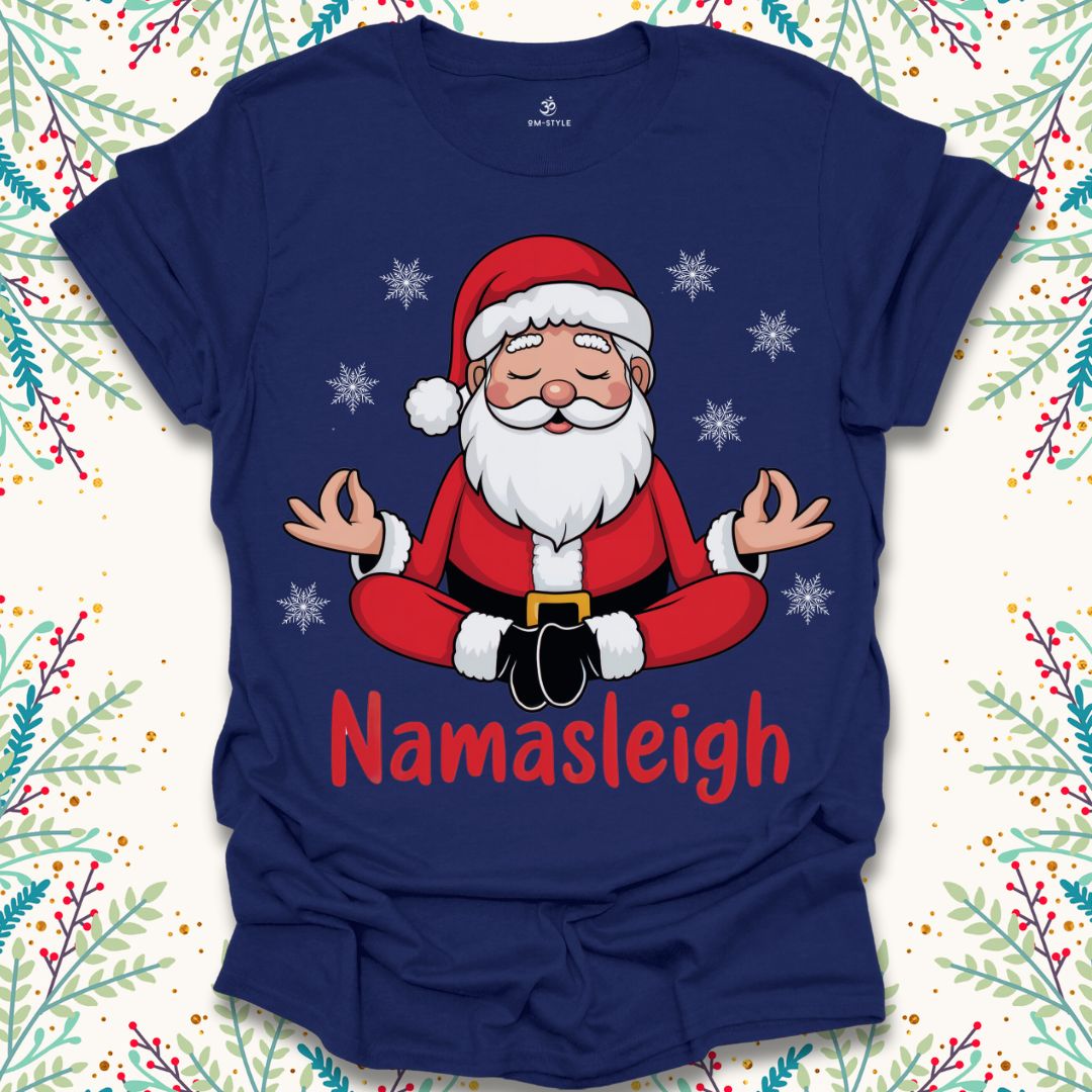 Namasleigh Santa T-Shirt