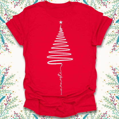 Namaste Christmas Tree T-Shirt