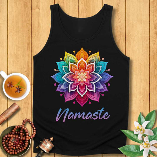 Namaste Sacred Lotus Unisex Jersey Tank