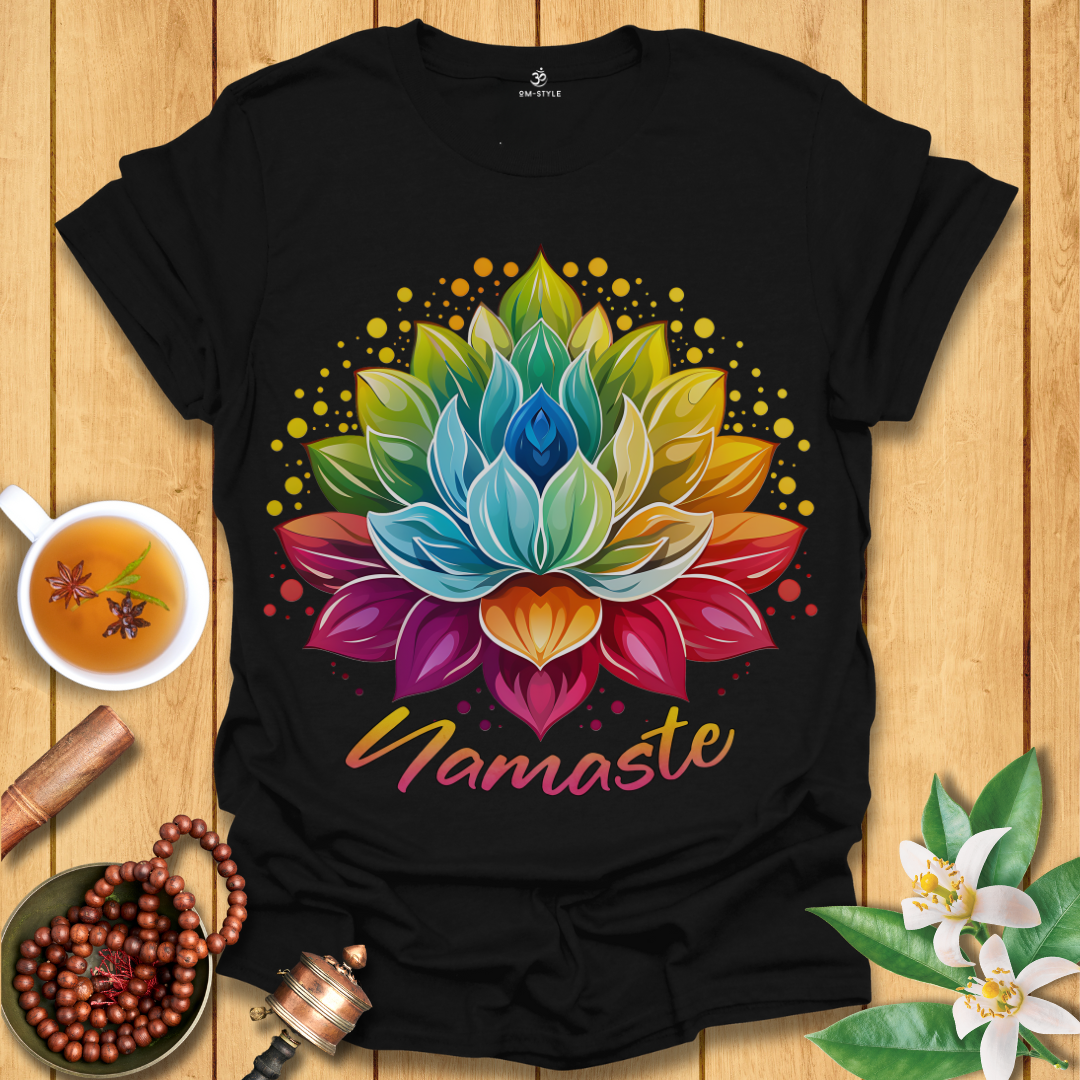 Namaste Lotus Blossom T-Shirt