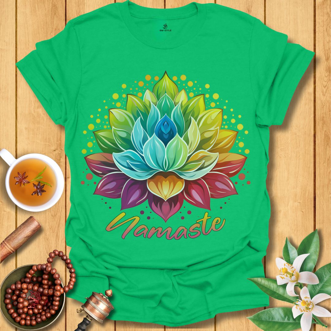 Namaste Lotus Blossom T-Shirt