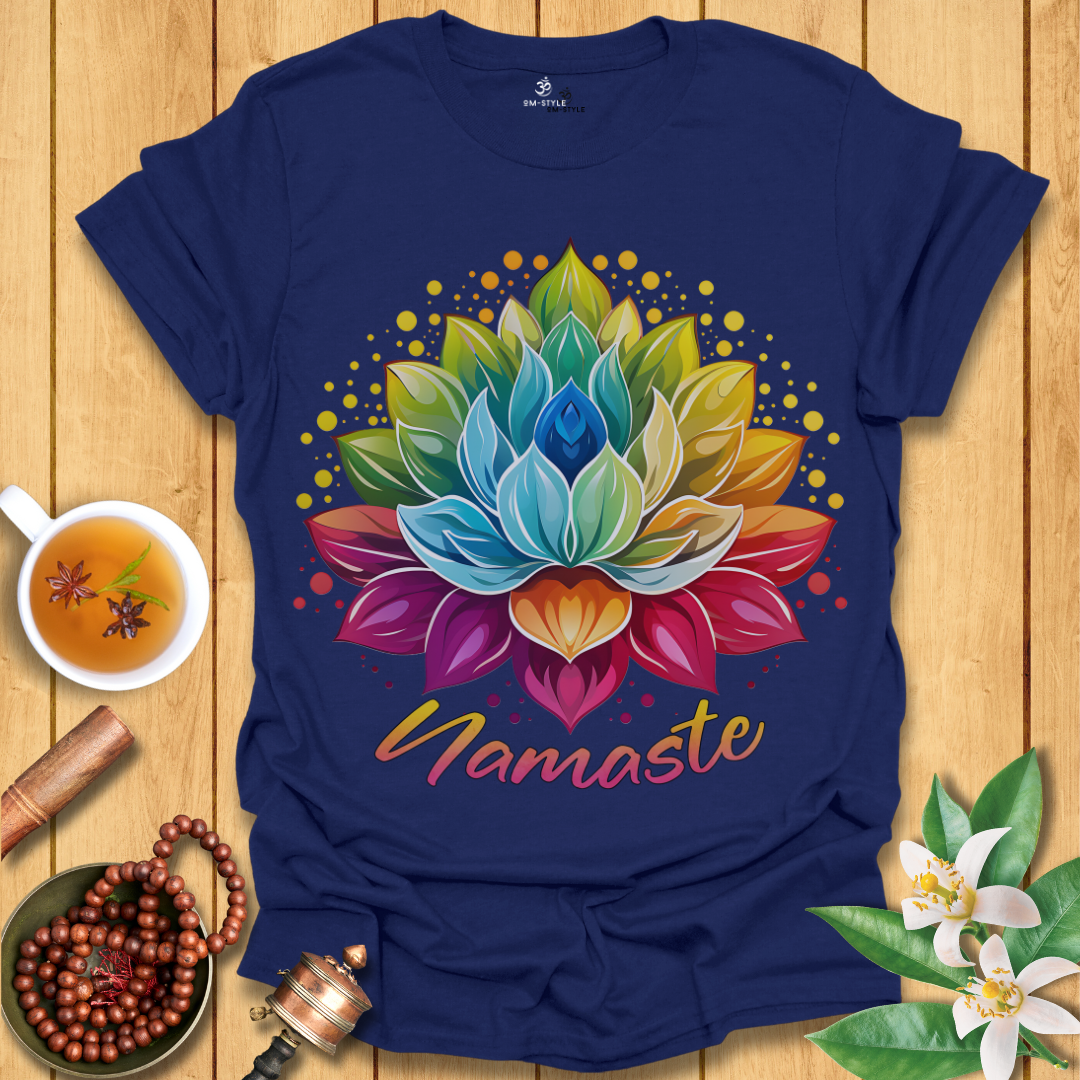 Namaste Lotus Blossom T-Shirt