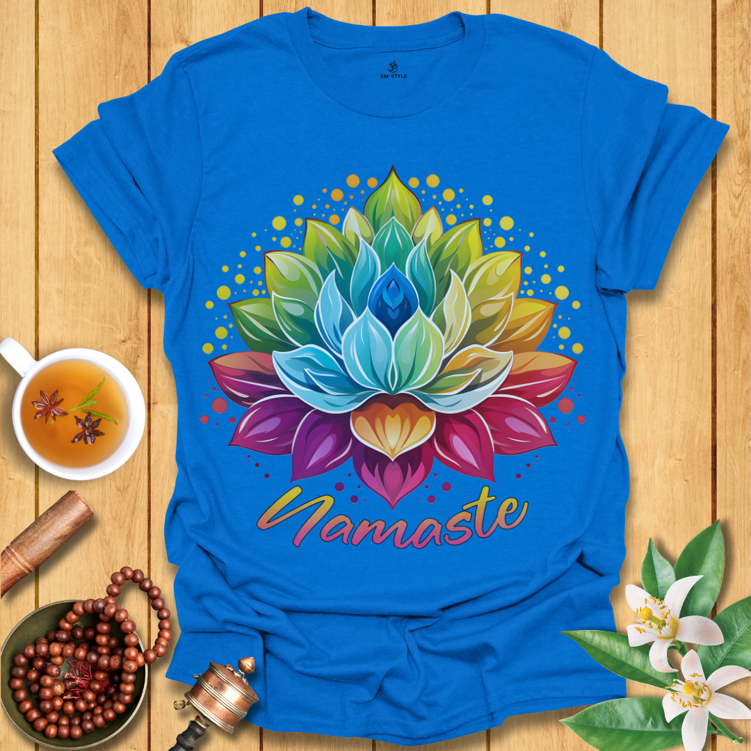 Namaste Lotus Blossom T-Shirt