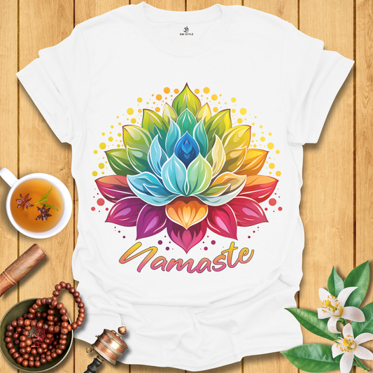 Namaste Lotus Blossom T-Shirt