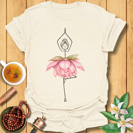 Blooming Yoga Pose T-Shirt