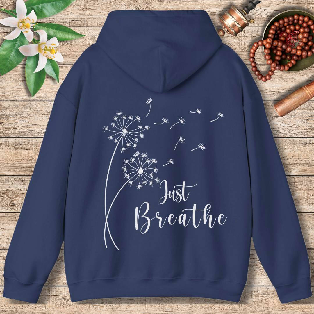 Calming Just Breathe (Back Only) Hoodie