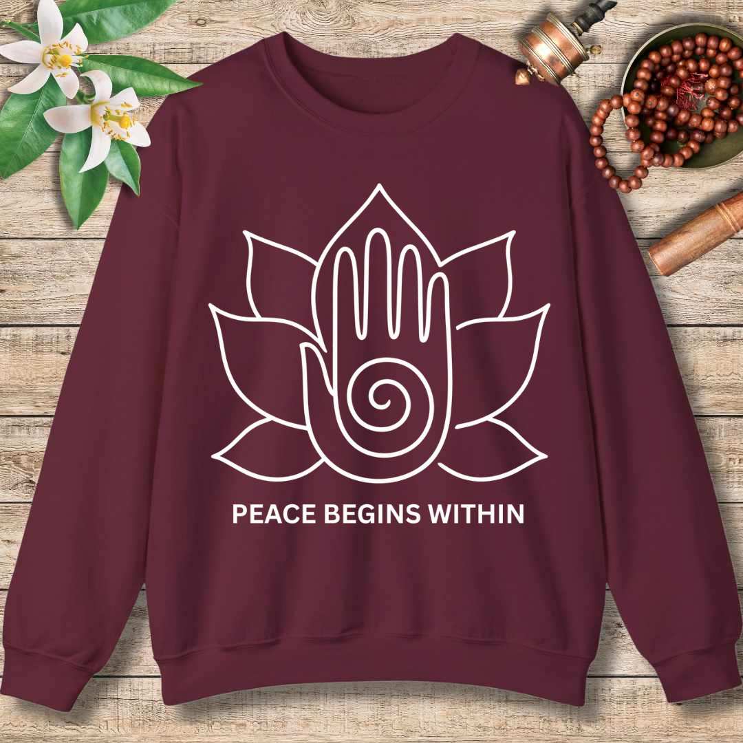 Peace Begins Within Sweatshirt
