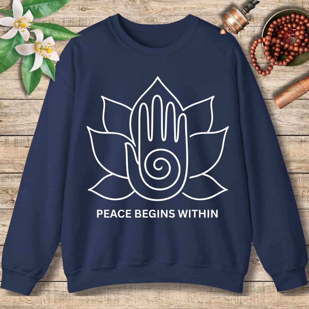 Peace Begins Within Sweatshirt