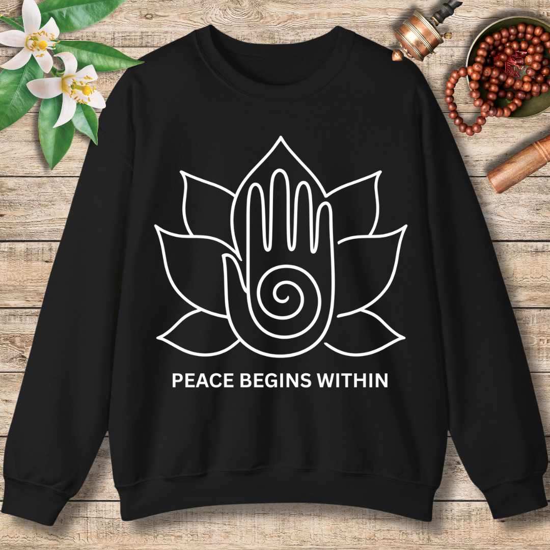 Peace Begins Within Sweatshirt