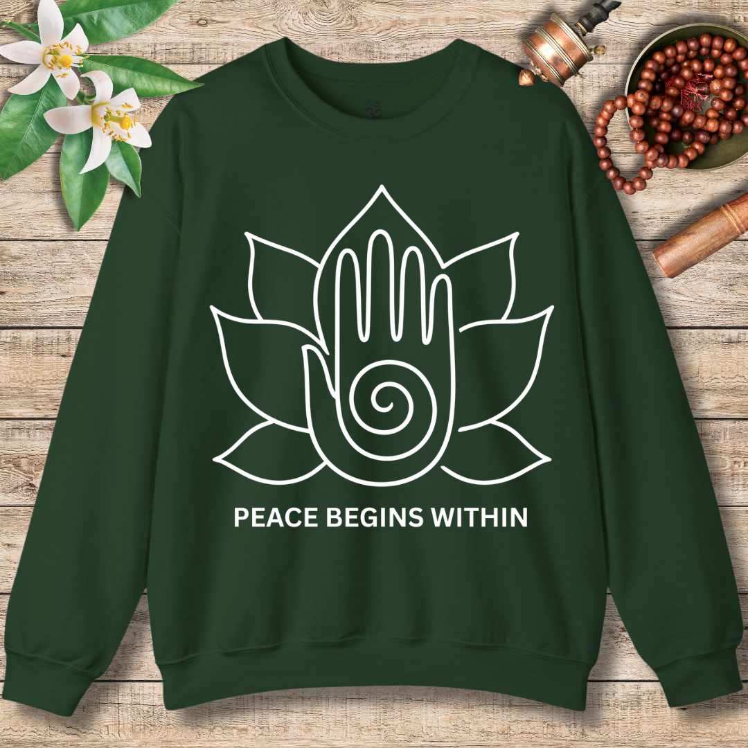Peace Begins Within Sweatshirt