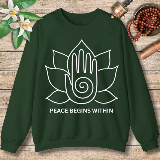Peace Begins Within Sweatshirt