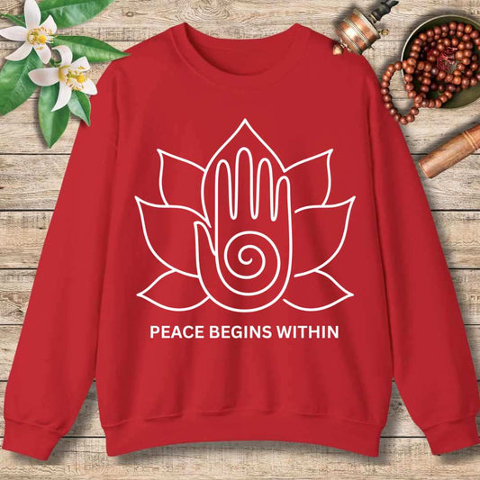Peace Begins Within Sweatshirt