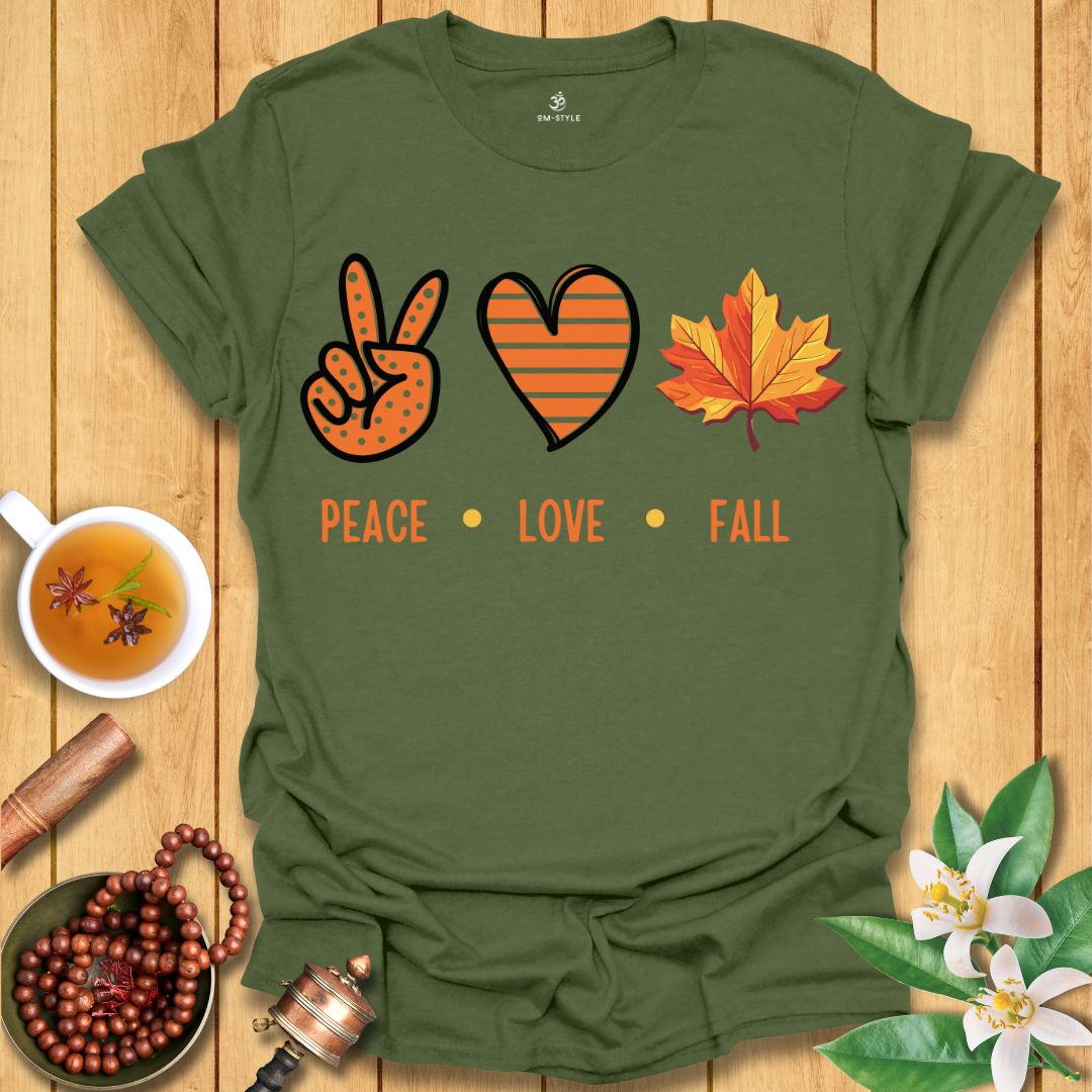 Peace Love Fall  T-Shirt