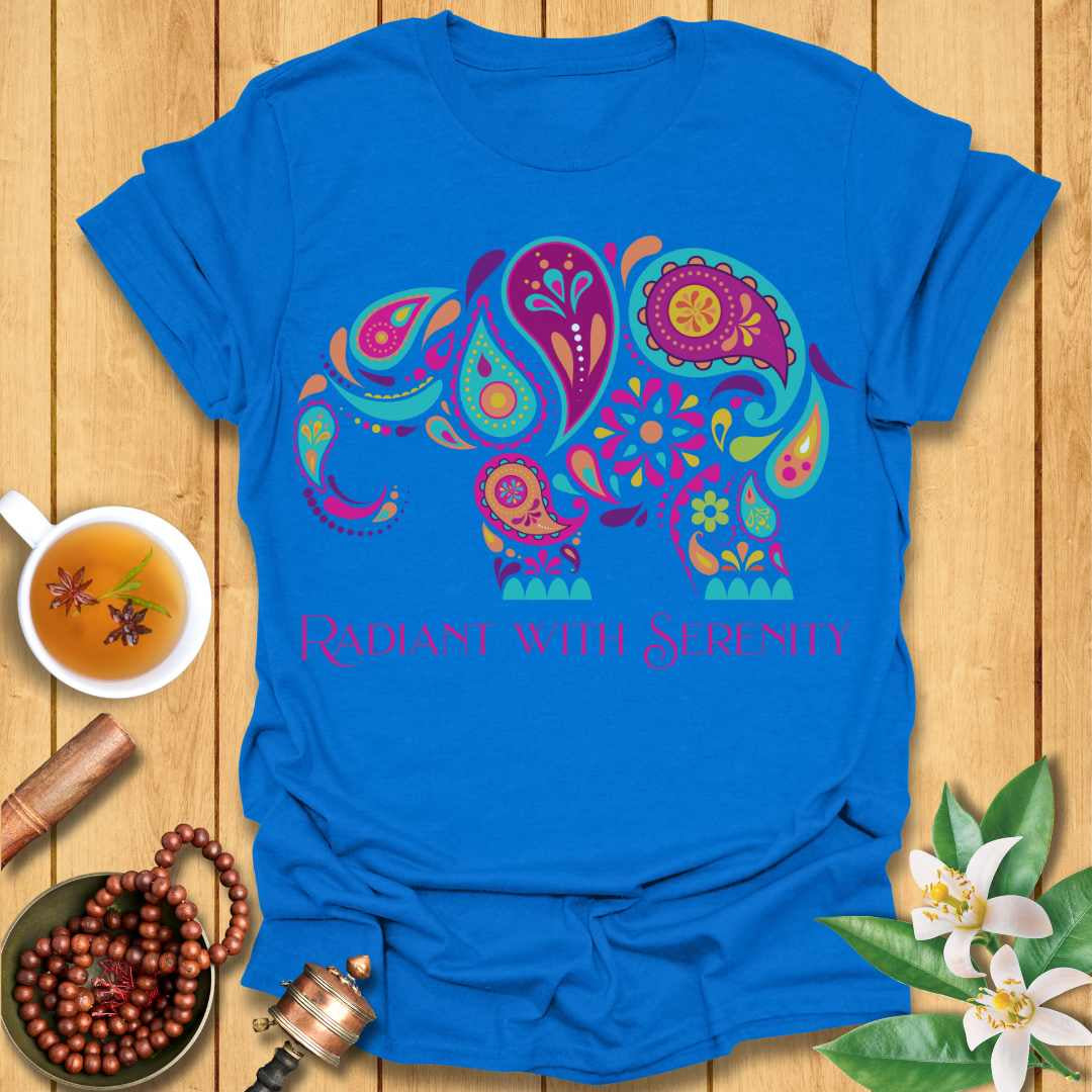 Radiant with Serenity Elephant T-Shirt