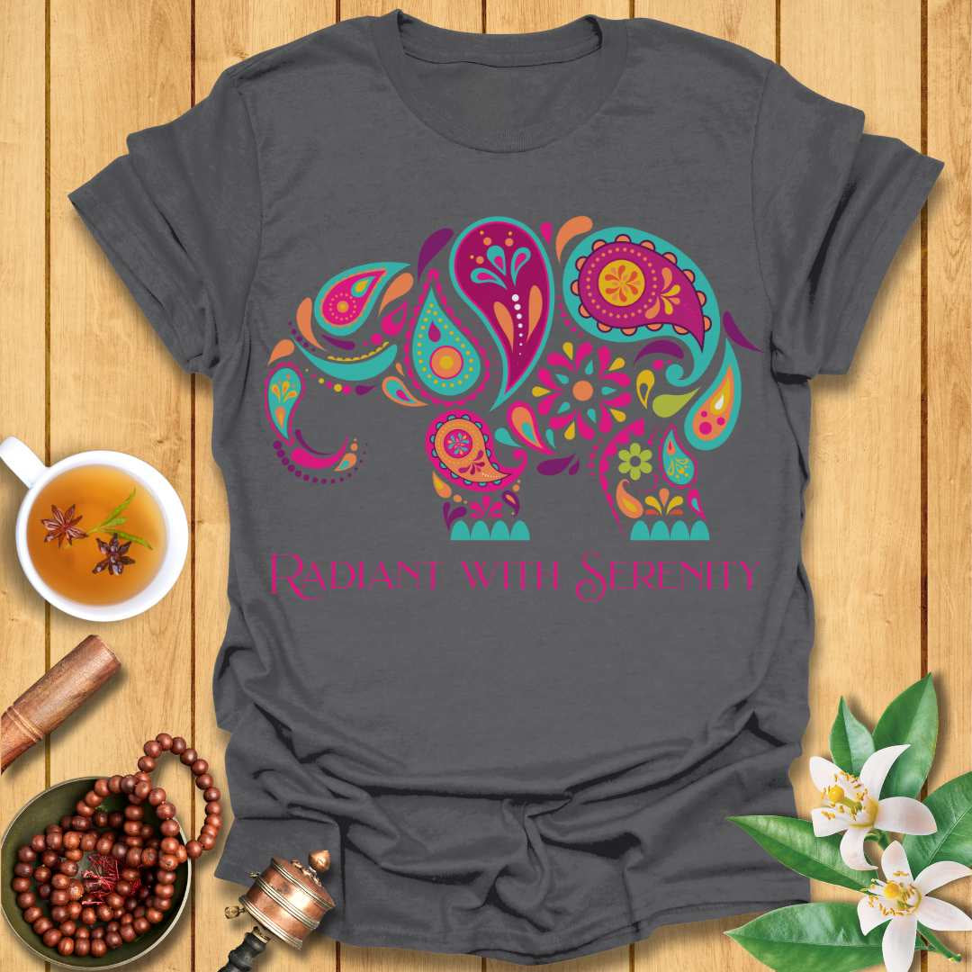 Radiant with Serenity Elephant T-Shirt