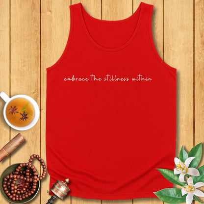 Embrace The Stillness Within Unisex Jersey Tank