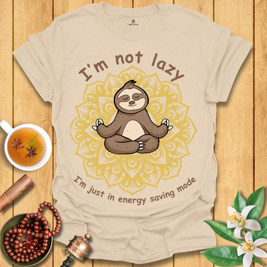 Relaxed Sloth Meditation T-Shirt