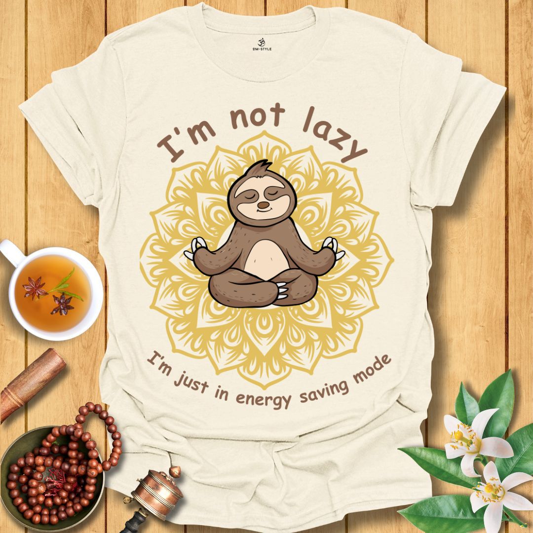 Relaxed Sloth Meditation T-Shirt